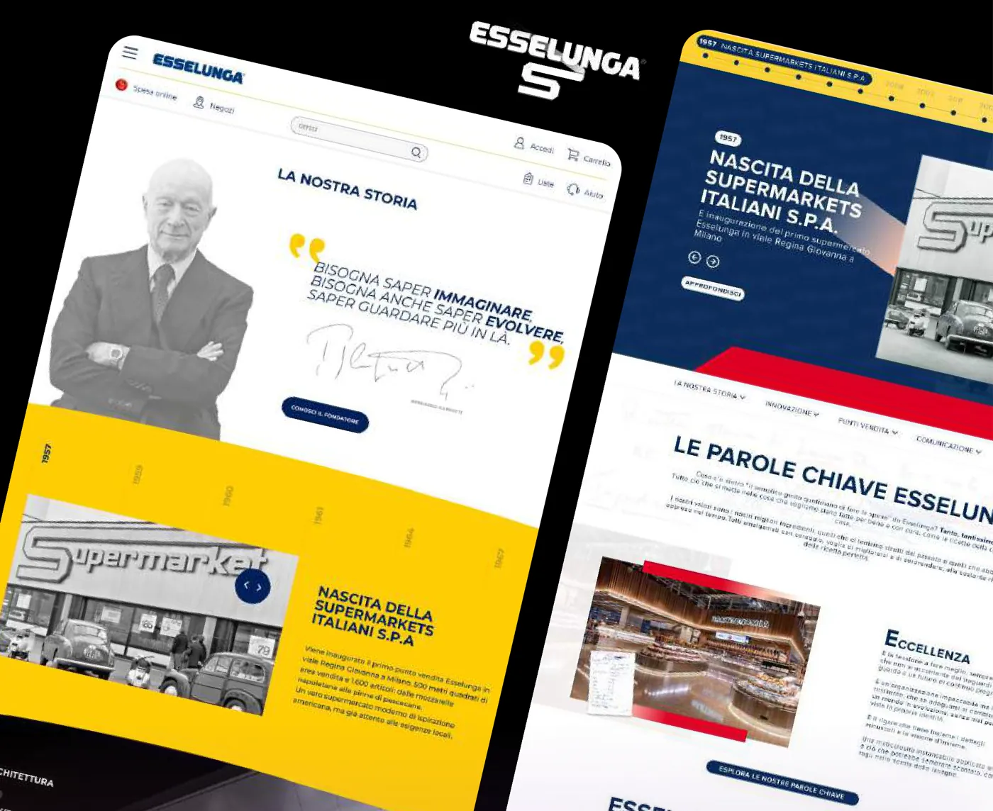 Esselunga – progetto di Paolo Corazzini